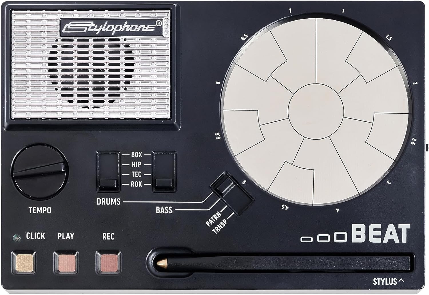 Stylophone Beat - Compact Stylus Drum Machine | 4 Drum Kits & 4 Bass Sounds | Rhythm Machine Beat Maker | Drum Loop Machine - Image 3