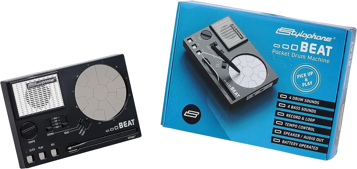Stylophone Beat - Compact Stylus Drum Machine | 4 Drum Kits & 4 Bass Sounds | Rhythm Machine Beat Maker | Drum Loop Machine - Image 6